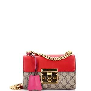 Gucci Padlock Shoulder Bag Gg Coated #233600G89B